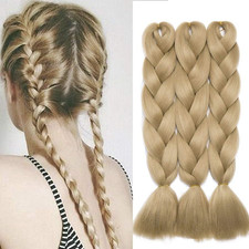 Treccia Finta per Treccine Africane Extension Capelli Fibre Lunghe 60Cm Afro Bra