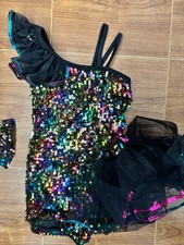 Dance Costume MC Black Curtain Call E2254 Jazz Tap Clogging Musical Theater