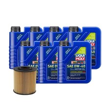 7L Liqui Moly Synthoil Energy A40 0W-40 Wix Engine Oil Change Kit for XC90 4.4L