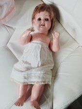 Poupée Ancienne Heubach Koppelsdorf – Bébé Caractère Noir – 22 Cm – Collection