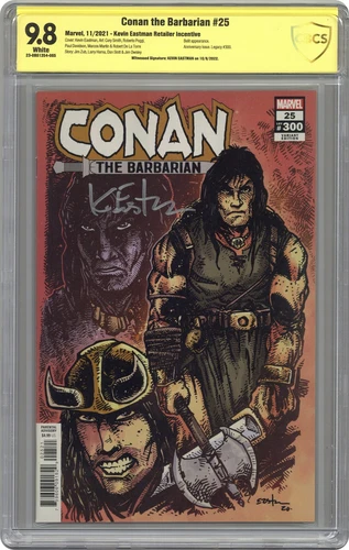 Conan the Barbarian #25B Eastman 1:10 Variant CBCS 9.8 SS Kevin Eastman 2021