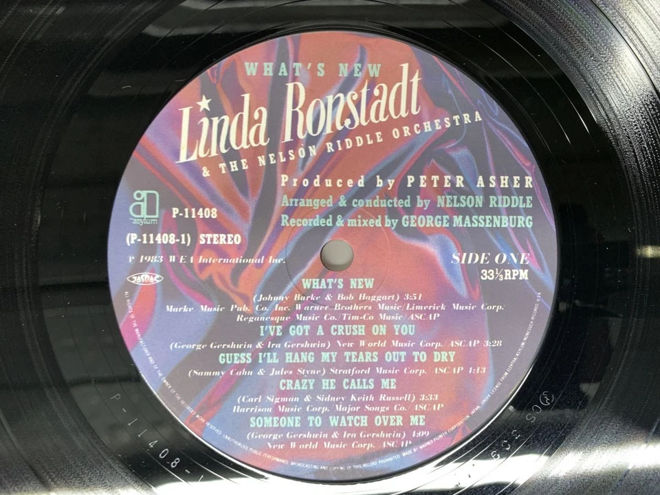 Linda Ronstadt What's New Japan LP OBI [58393ER] - Image 2 of 2
