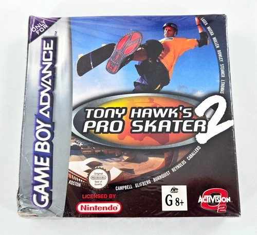 TONY HAWK'S PRO SKATER 2 NEW SEALED 2001 Authentic Nintendo Game Boy Advance GBA
