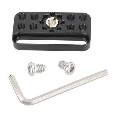 3/8'' Compatible Camera Mounting Board Multi Hole Design Lightweight Aluminum