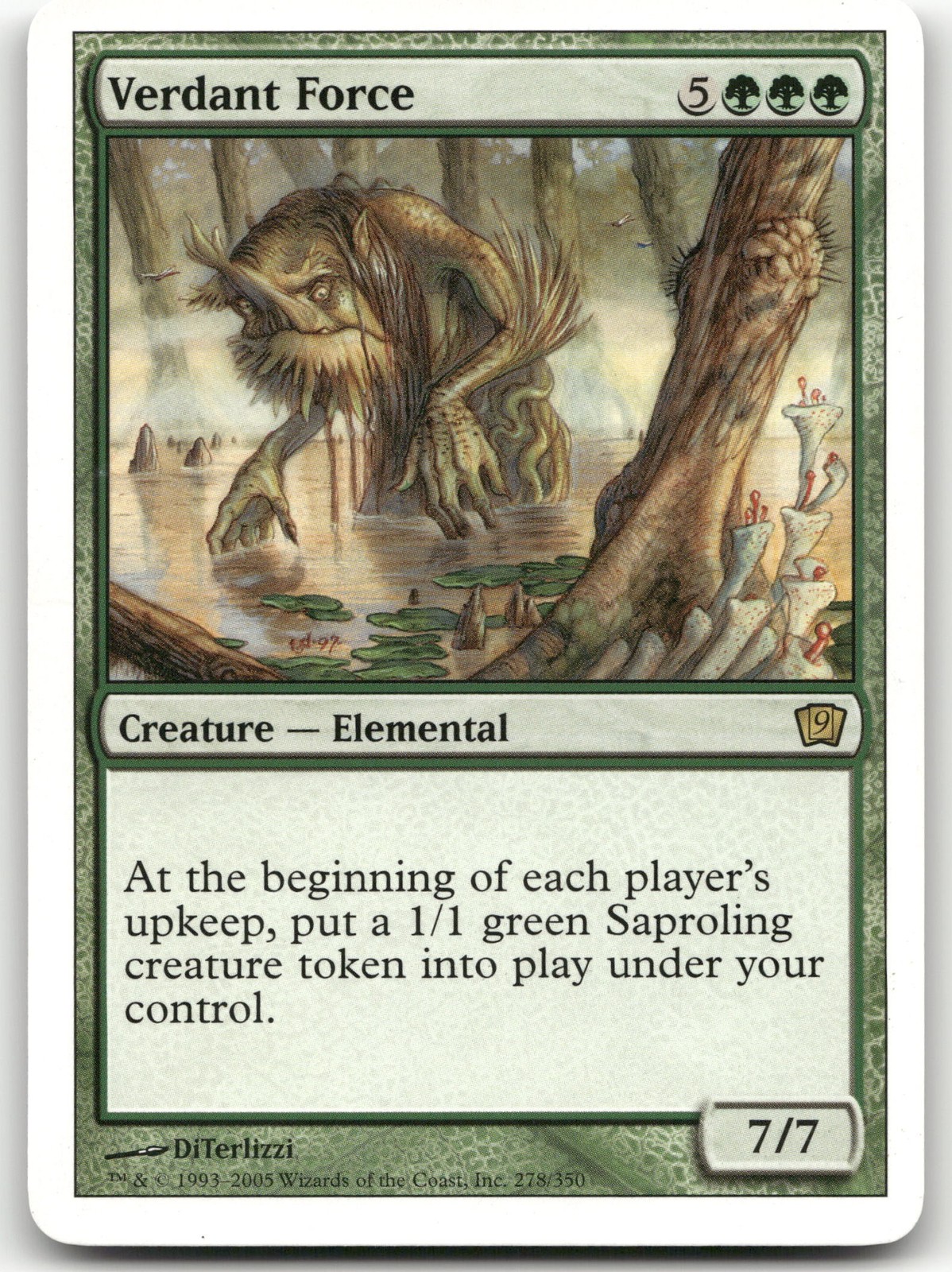 Verdant Force #278 (LP) 9th Edition 9ED Magic MTG
