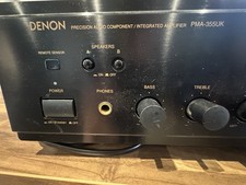 Denon PMA-355UK Integrated Amplifier Black 4 Channel Fully Working