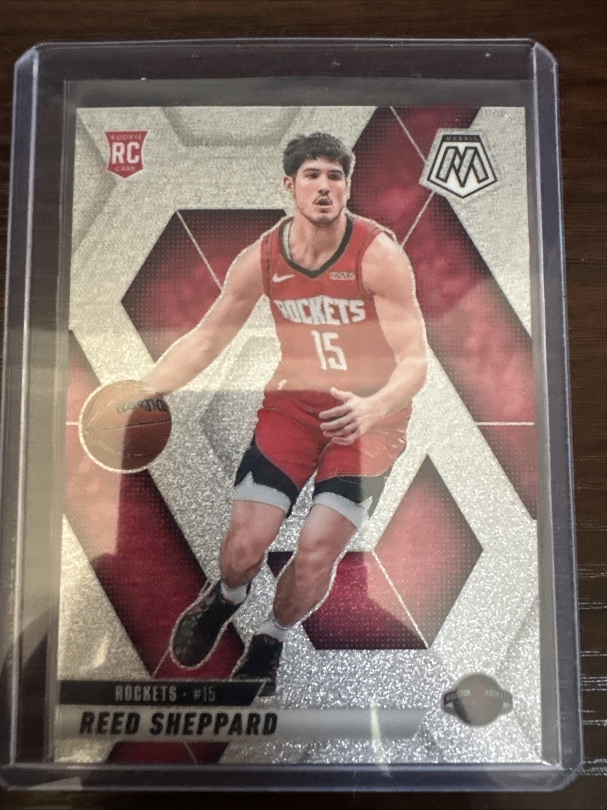 🦕2024-25 PANINI MOSAIC GLITTER PRIZM RC REED SHEPPARD #249 SSP