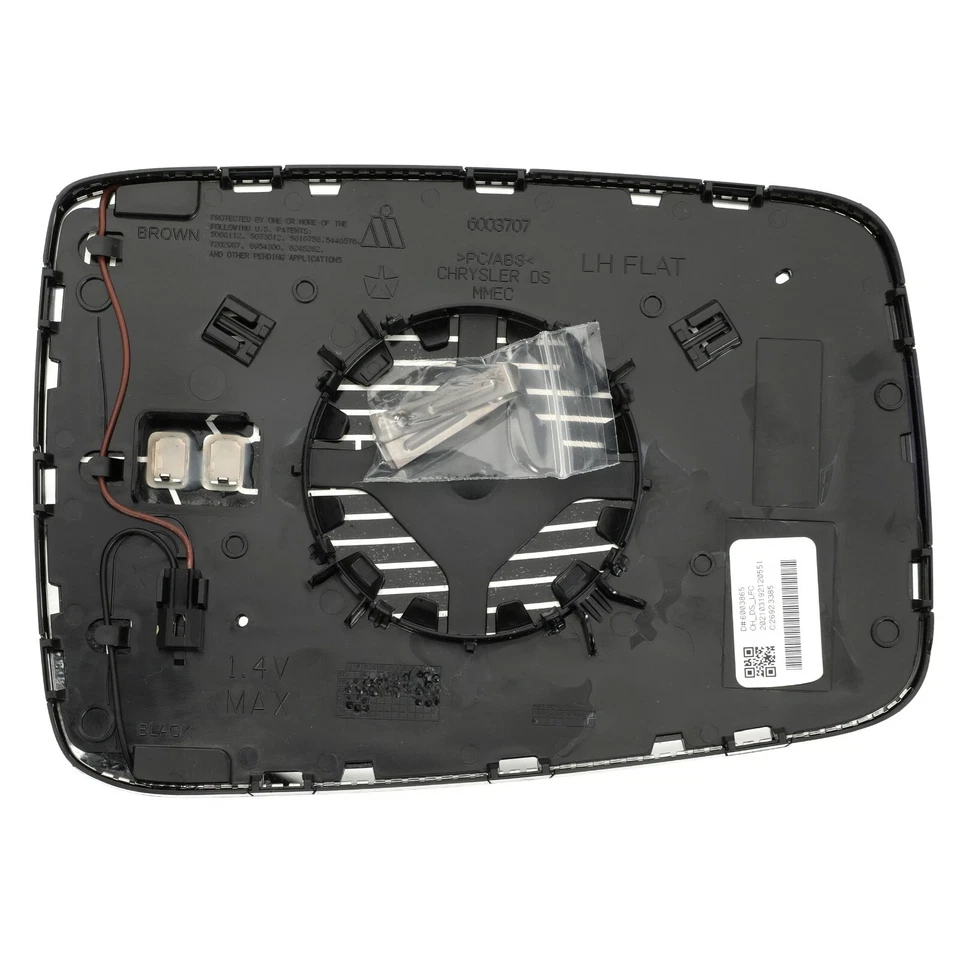 17-24 RAM 1500 2500 MIRROR GLASS REPLACEMENT LEFT DRIVER OEM MOPAR 68381787AA - Image 4 of 4