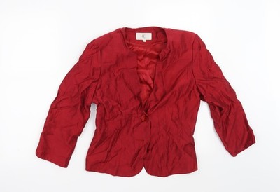 CC Damen Jacke Blazer rot Größe 10