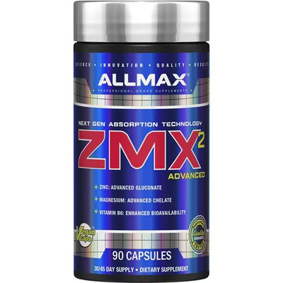 Worldwide 2 X ALLMAX Nutrition ZMA -- 90 Capsules