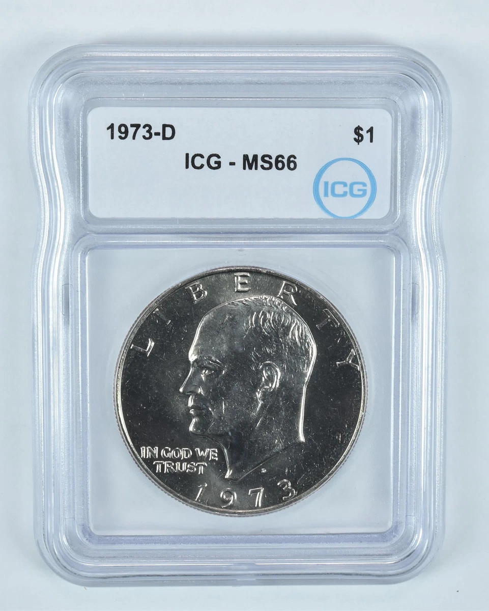 002 希少 1973-S アイゼンハワー ダラー 銀貨 40%  1ドル アメリカ 1971-S アイゼンハワー大統領 1ドル 銀貨 PCGS PR69DCAM 44784438