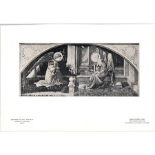 The Annunciation - Fra Filippo Lippi c1905 Art Print D13