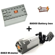 Power Functions 88000 Battery Box 8883 M-motor Electric Train For LEGO Block Toy
