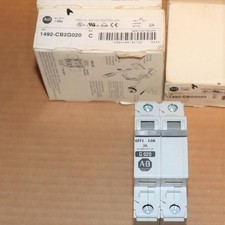 One Allen Bradley AB 1492-CB2G020 2 Amp 2 Pole Breaker New in Box