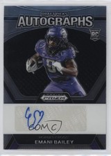 2024 Panini Prizm Draft Picks Draft Picks Auto Emani Bailey #DPA-EBY Auto 1p5
