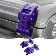 Hood Latches Hood Lock Catch Latches Kit Aluminum Alloy Stainless Steel Purple