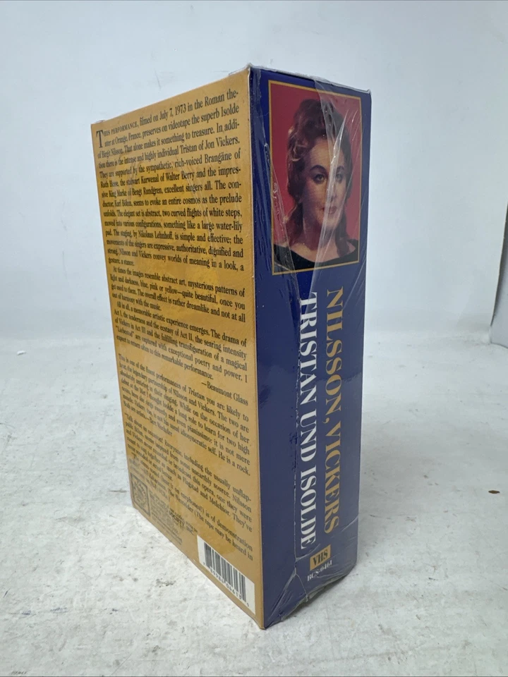 Rare Richard Wagner Tristan und Isolde VHS Set – Nilsson, Vickers, Böhm-New-112 - Image 2 of 4