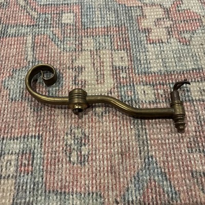 Vintage Brass Bridge Floor Table Lamp Arm Part