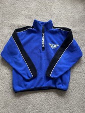 Men’s Yamaha Racing Fleece Size Large 1/4 Zip Pullover Embroidered Logo