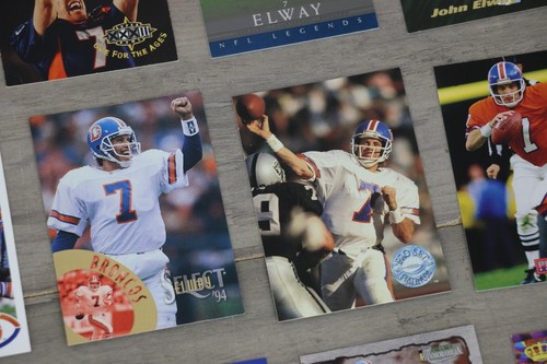 John Elway Denver Broncos Karten Lot (24 Karten) Topps Score Pro Set Pinnacle - Bild 6 von 15