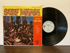 Surf Teens - Surf Mania, Sutton Vinyl LP Record VG+