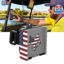 DESERT FOX GOLF Phone Caddy   Adjustable Golf Cart Phone Holder with Secure Stra