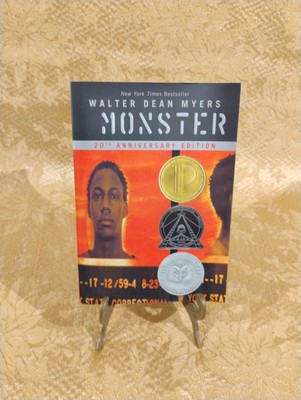 Monster by Walter Dean Myers ~ 2019 Revised Harper Teen Edition Paperback Book