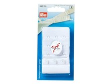 Prym 992150 BH-Verl&auml;ngerer soft comfort 3 x 3 Haken wei&szlig; - 50mm