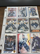 Toronto Mape Leafs 80 Felix Potvin Cards w/Upper Deck RC's + 1995 BAP Autograph
