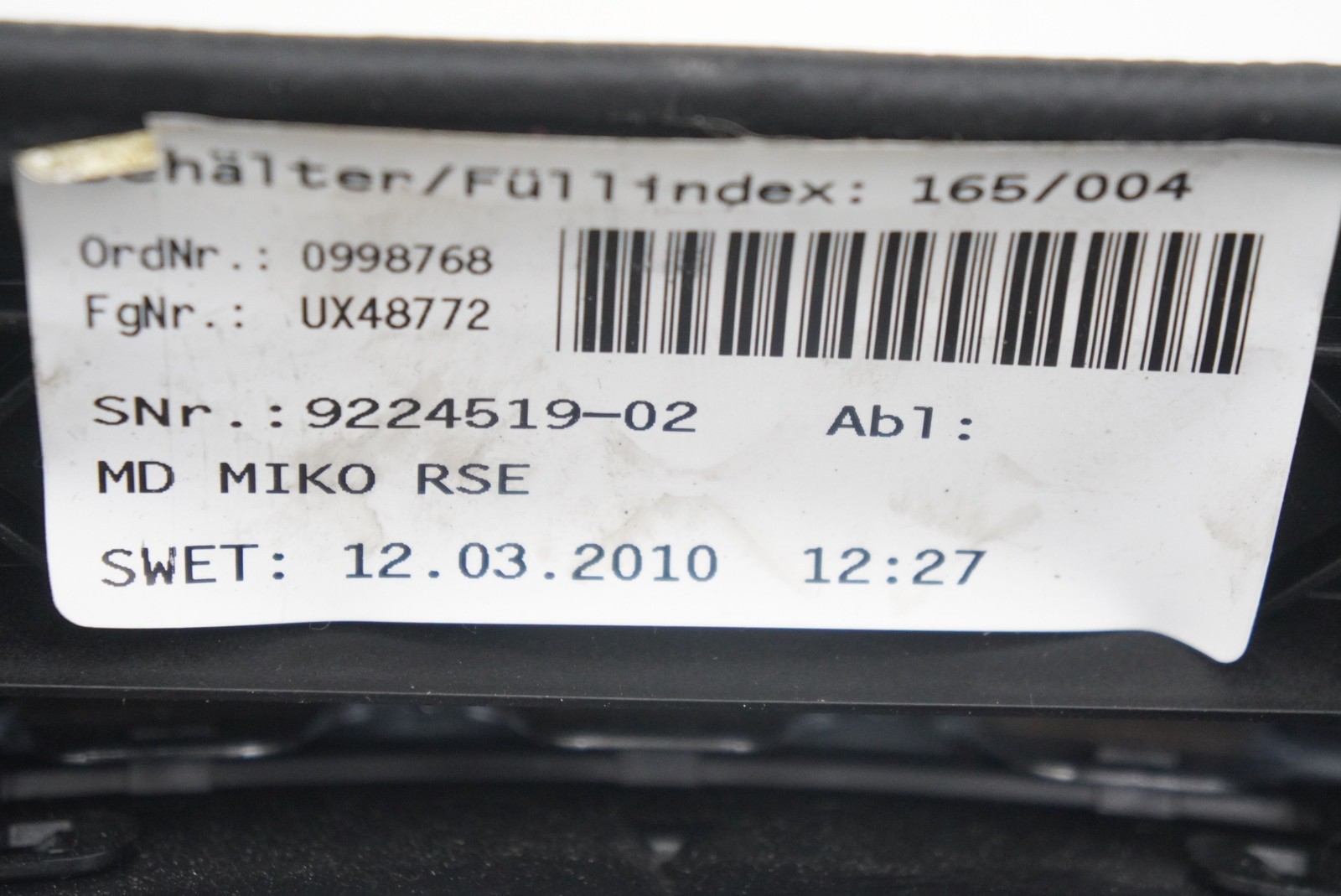 Rear Climate Control Switch Air Vent Trim Panel Rolls Royce Ghost 2010-14 *Note*