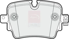 Brake Pads Set Rear PD4280 Apec Blue C2D40929 C2D49906 T2R61946 T2R7945 Quality