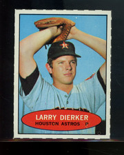 1971  Bazooka Baseball #NNO Larry Dierker  EX (Tiny Edge Crease)