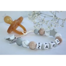 Personalised Pacifier Clip  Baby Silicone Pacifier Clip / Dummy Clip