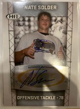 2011 SAGE Hit - Autographs Silver #A78 Nate Solder (AU, RC)