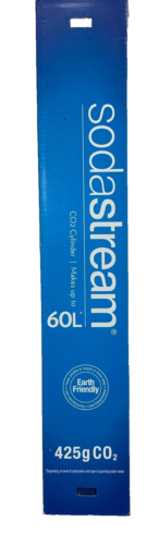 Bouteille de gaz CO2 Sodastream - COMPLÈTE ! - 425g CO2 - fait 60l d'eau gazeuse