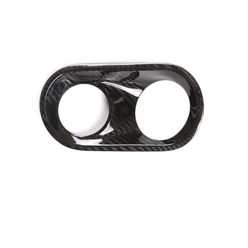 Carbon Fiber Style Headlight Switch Button Cover Fit for Porsche MACAN 2014-2020 - Picture 3 of 6
