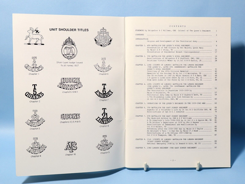 Territorial Battalions of Regiments of Surrey Military Paperback Booklet #RGH - Picture 3 of 3