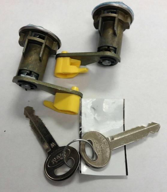 OEM TWO CYLINDERS TL219 NEW Trunk Lock Cylinder FORD E150,E250,E350 (90