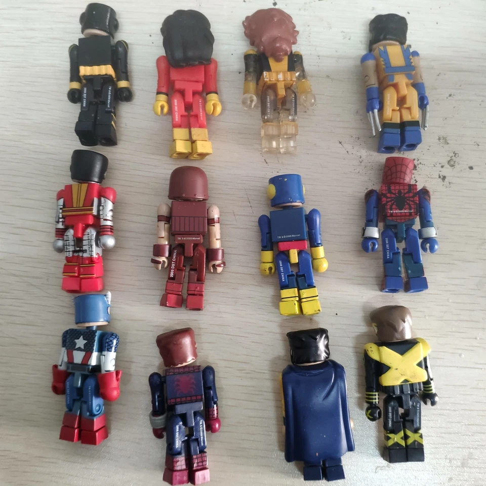 Lote 12 Marvel Minimates Spiderman Wolverine Capitán Spider-woman Juggernaut Foto 3 de 3
