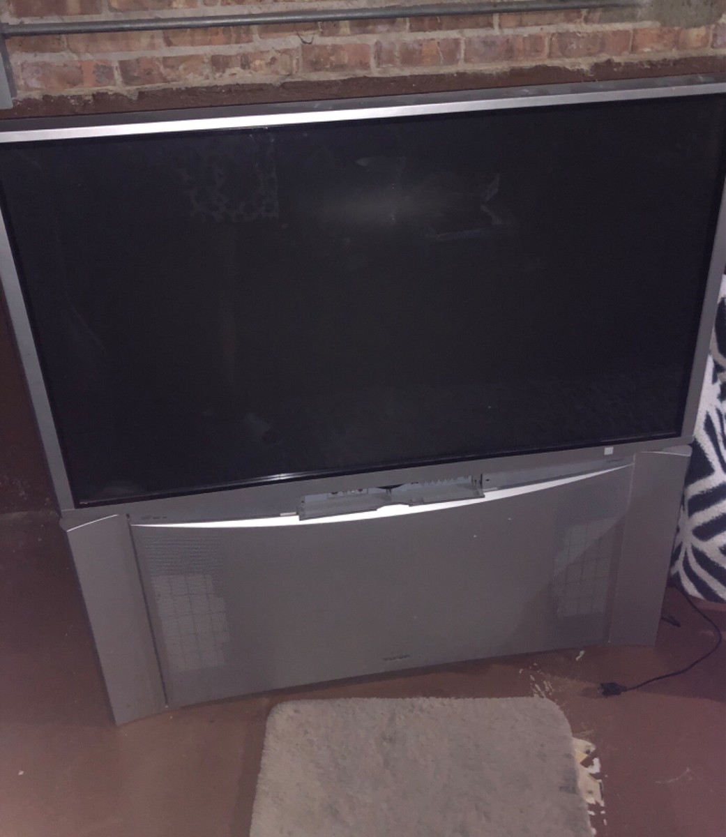 Hitachi Model 51F510 TV Used Good Condition Works | eBay