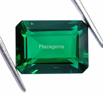 Natural EGL Certified 16 Ct Green Color Emerald Emerald Cut Loose Gemstone 4JKH
