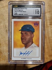 2020 Panini Diamond Kings - Yordan Alvarez Auto, DK206 Signatures CSG 10 /20 RC