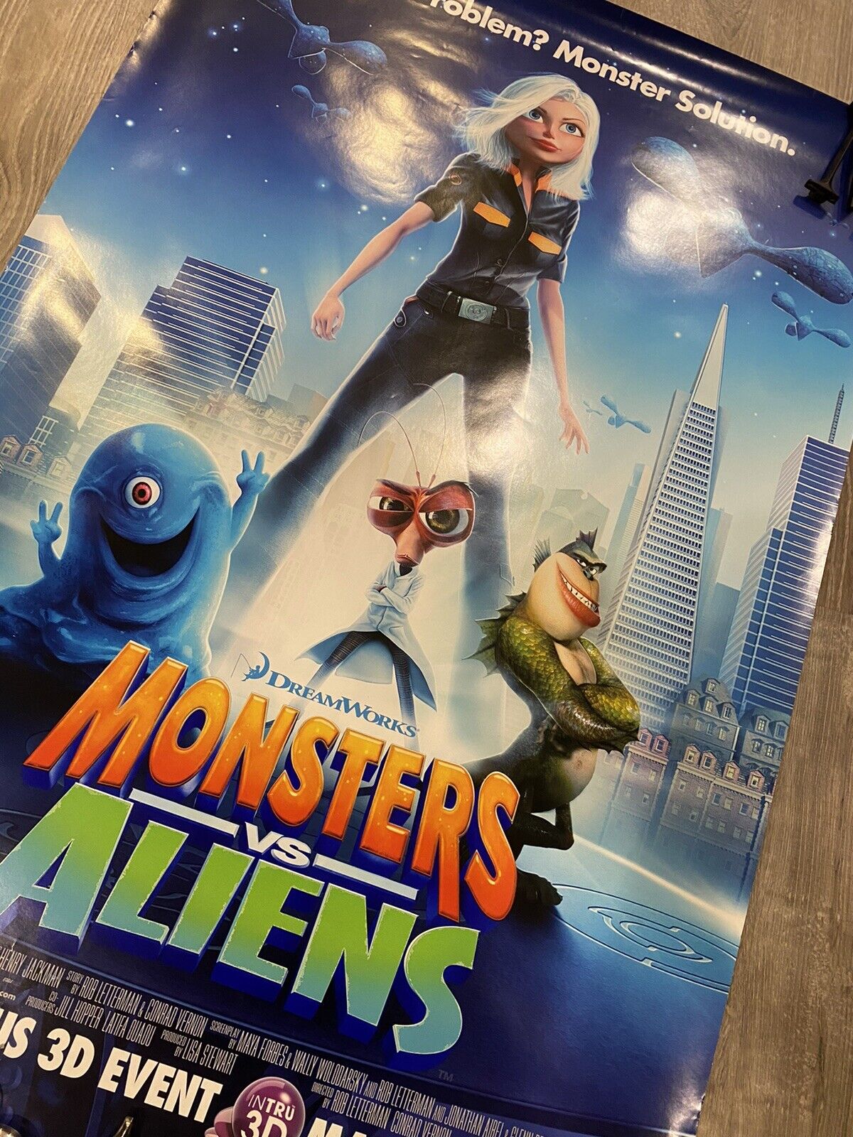 Monsters vs Aliens  Monsters vs aliens, Alien movie poster