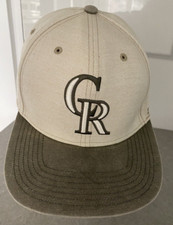 Colorado Rockies MLB Baseball Hat Cap Adjustable Strap Back 47 Brand Beige Olive