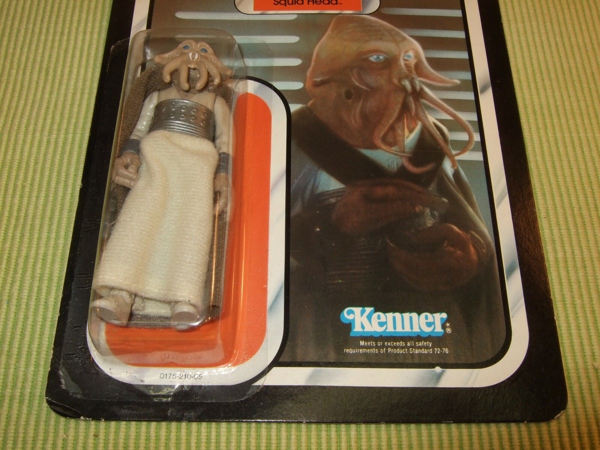 Vintage Star Wars ROTJ Squid Head 77 Figure Kenner No. 71590