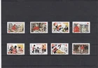 FRANCE 2016 RED CROSS COMPLETE SET OF 8 USED STAMPS