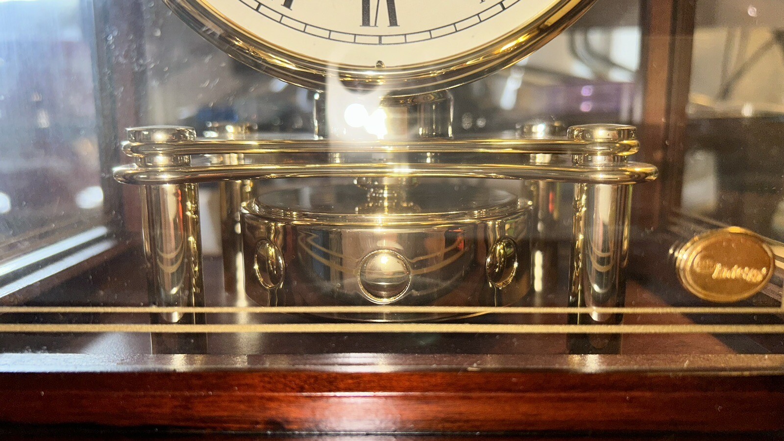 Bulova B1987 Bardwell Tabletop Mantel Clock Antique Quartz Walnut eBay