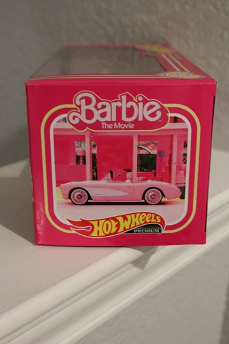 Hot Wheels Exclusive BARBIE THE MOVIE CORVETTE 4 Pack Limited Collectible MINT - Picture 5 of 13