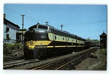 Erie Railroad Centennial EMD E8 Passenger Locomotive Middletown NY Postcard