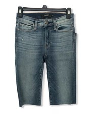 Hudson Women Knee Short Amelia Size 24 NWT Blue
